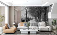 London River Promenade Wall Mural