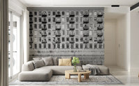 Industrial Riverside Brick Loft Facade Wall Mural