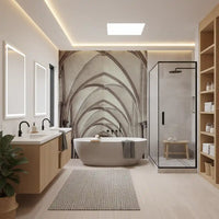 Gothic Stone Ribbed Vaulting Wall Mural