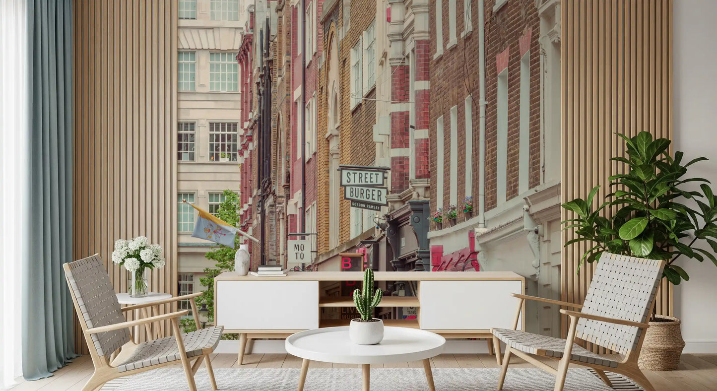 Urban London Streetscape Wall Mural
