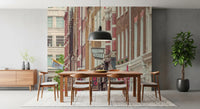 Urban London Streetscape Wall Mural