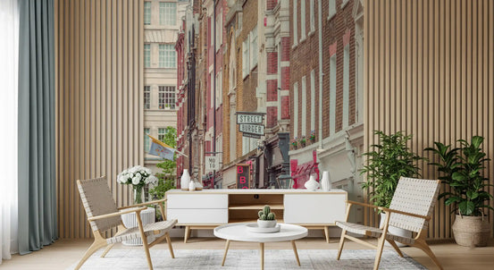 Urban London Streetscape Wall Mural