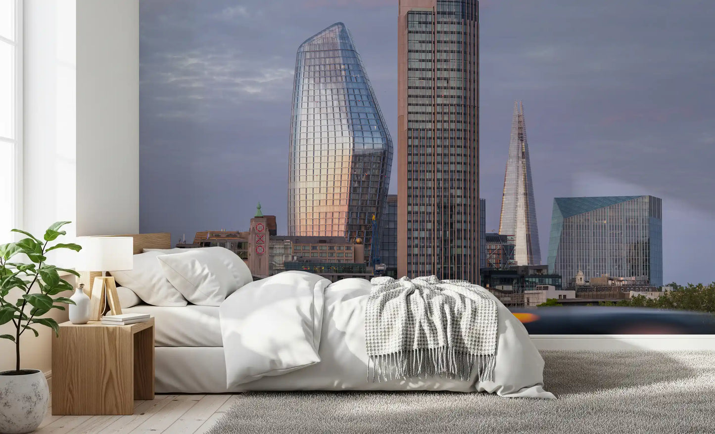 London Metropolitan Skyline Vista Wall Mural