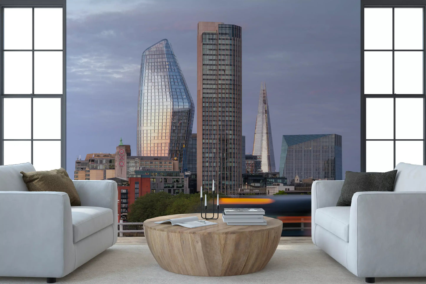 London Metropolitan Skyline Vista Wall Mural