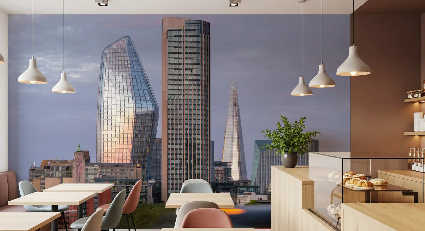 London Metropolitan Skyline Vista Wall Mural