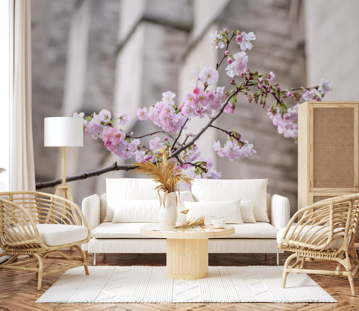Spring Blossom Branch Wall Mural