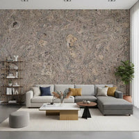 Natural Cork Grain Texture Wall Mural