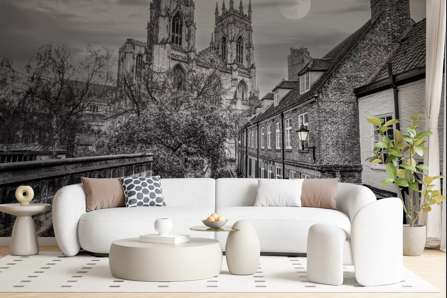 York Minster Moonlight Alley Wall Mural