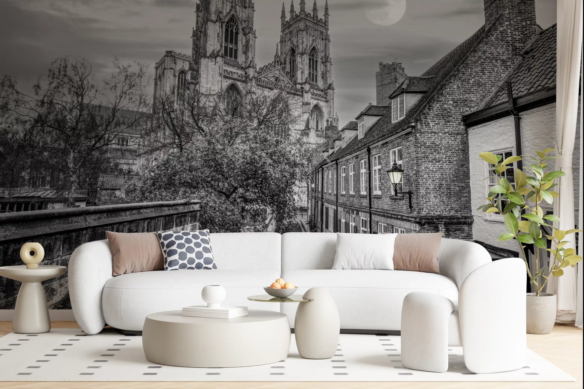 York Minster Moonlight Alley Wall Mural