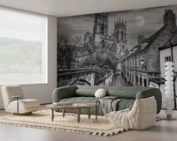 York Minster Moonlight Alley Wall Mural