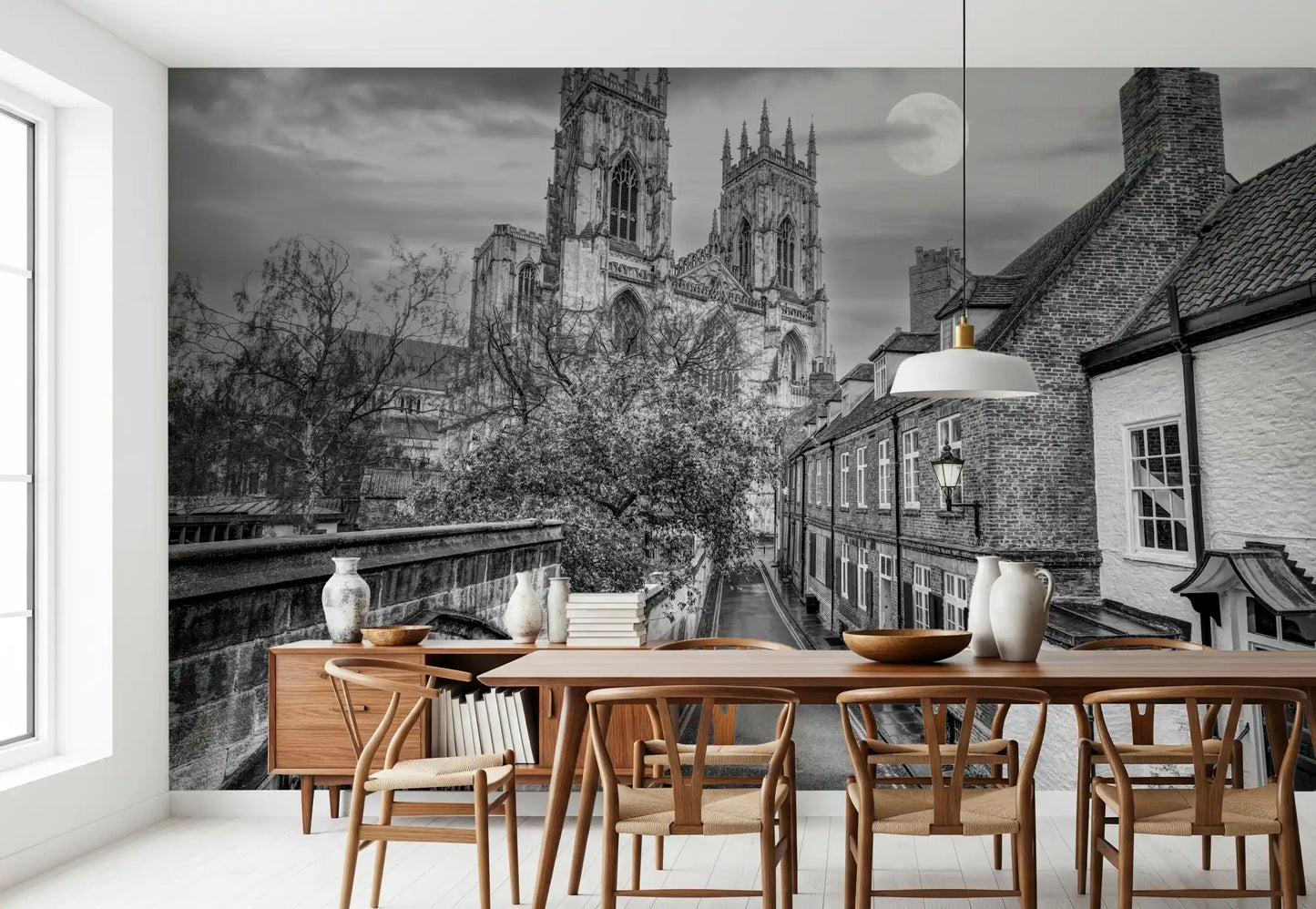 York Minster Moonlight Alley Wall Mural