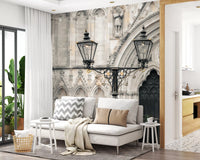 Gothic Cathedral Lantern Wall Mural