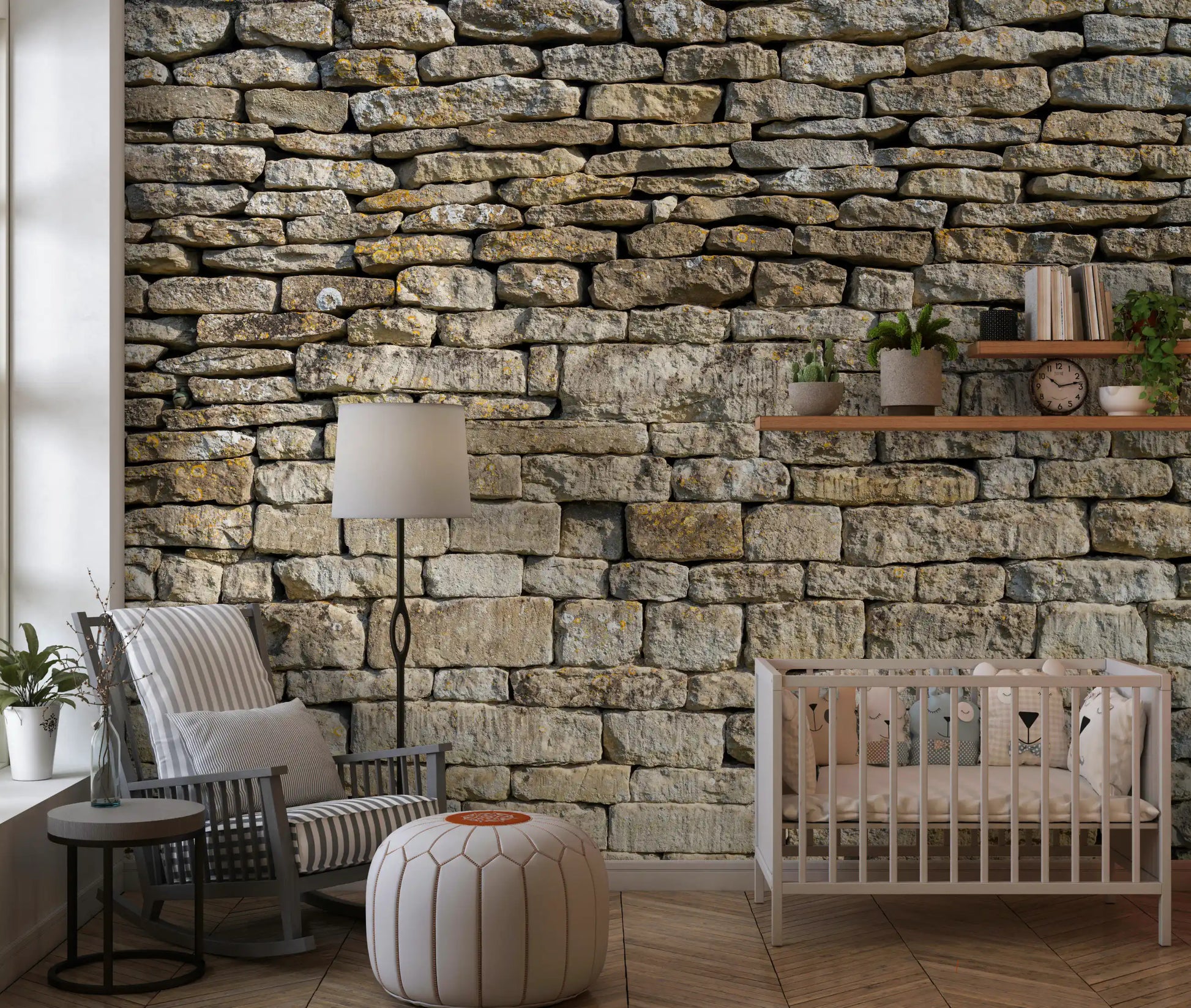 Cotswold Stone Stacking Wall Mural
