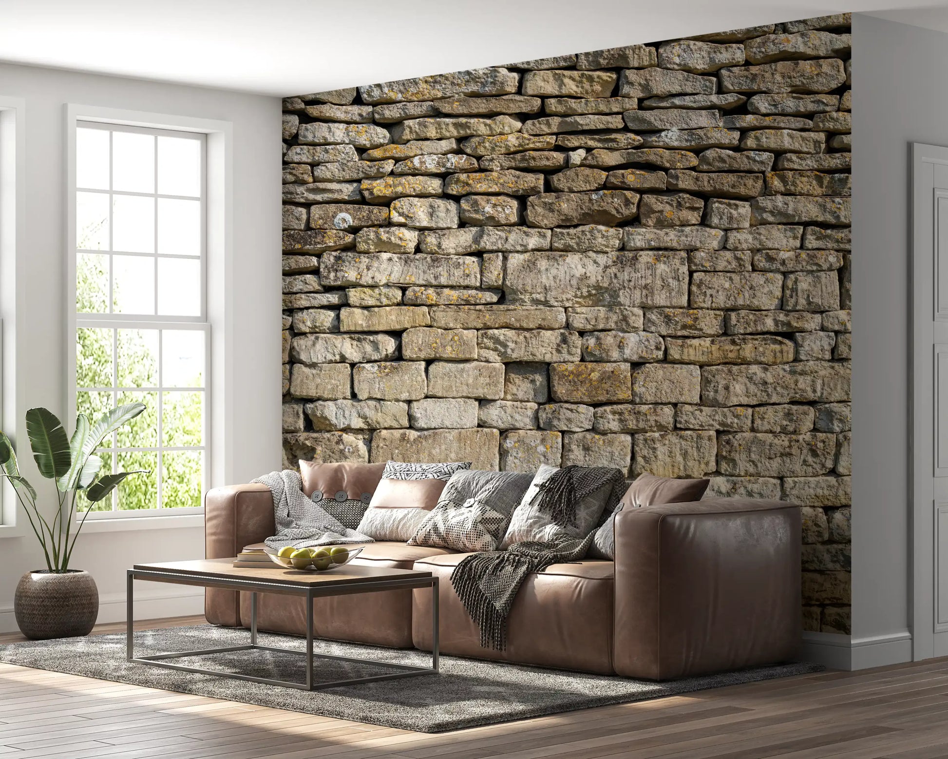 Cotswold Stone Stacking Wall Mural