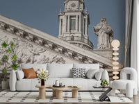 Neoclassical Architectural Facade Wall Mural