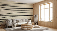Raw Sketch Texture Pattern Wall Mural