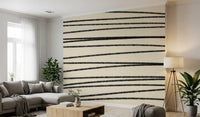 Raw Sketch Texture Pattern Wall Mural