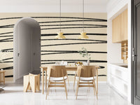 Raw Sketch Texture Pattern Wall Mural