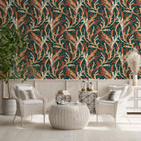 Abstract Seaweed Foliage Wallpaper⁠
