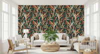 Abstract Seaweed Foliage Wallpaper⁠