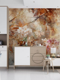 Rustic Blossom Serenade Wall Mural