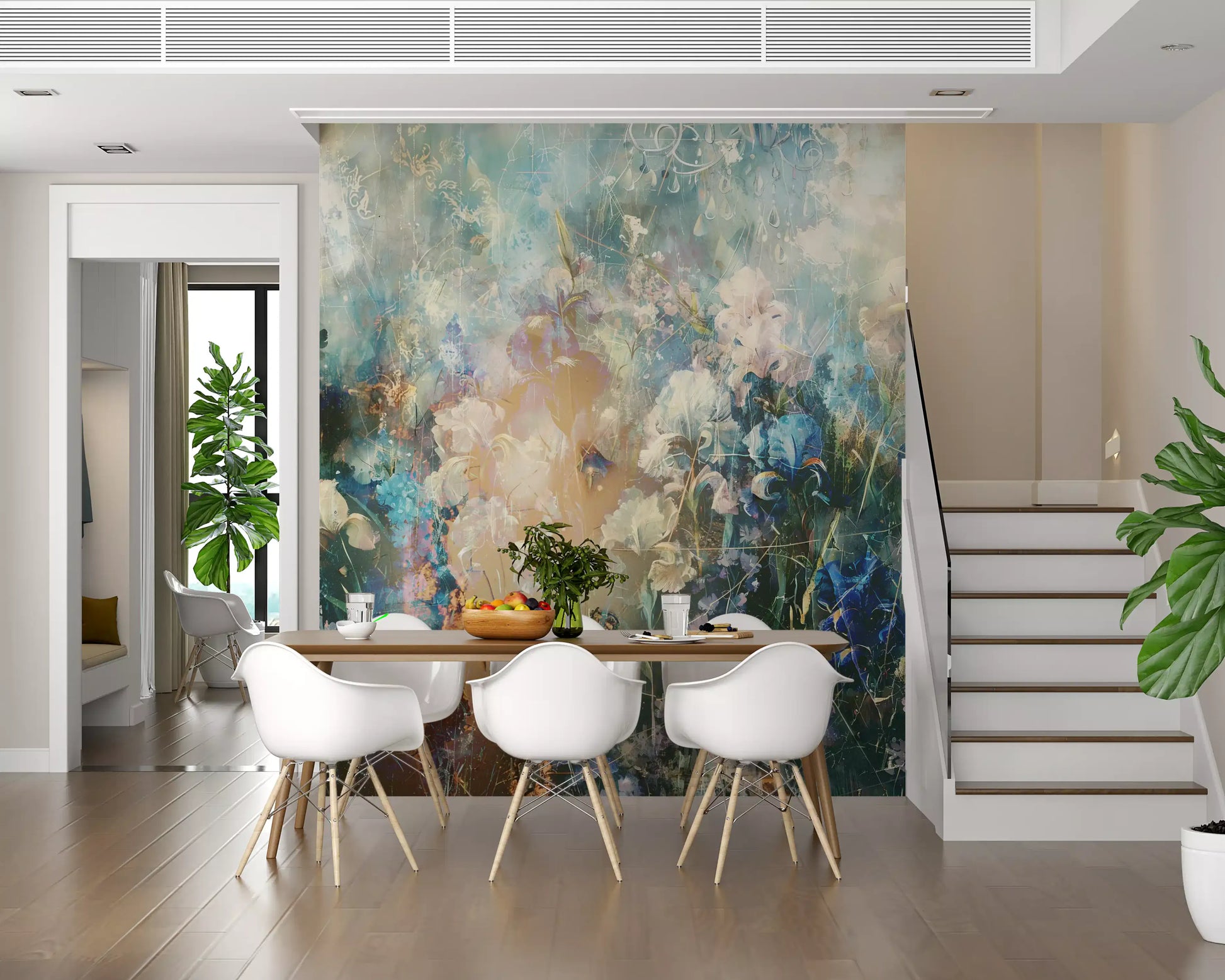 Ethereal Meadow Bloom Wall Mural