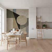 Minimalist Geometric Shapes Wall Mural