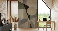 Minimalist Geometric Shapes Wall Mural