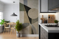Minimalist Geometric Shapes Wall Mural