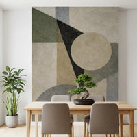 Minimalist Geometric Shapes Wall Mural
