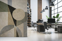 Minimalist Geometric Shapes Wall Mural