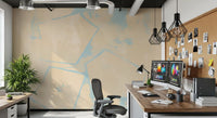 Geometric Sand and Sky Abstract Wall Mural