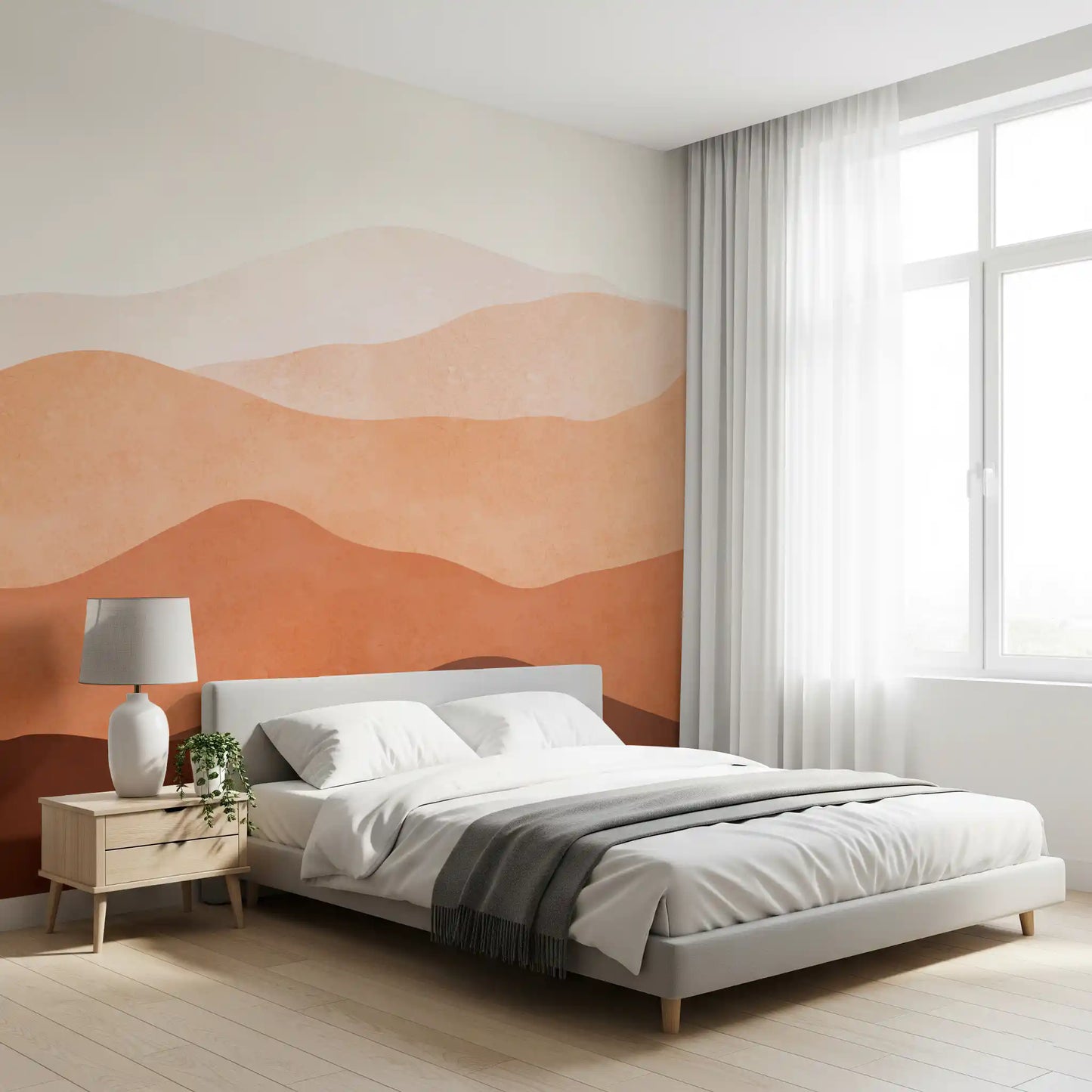 Abstract Desert Dunes Wall Mural