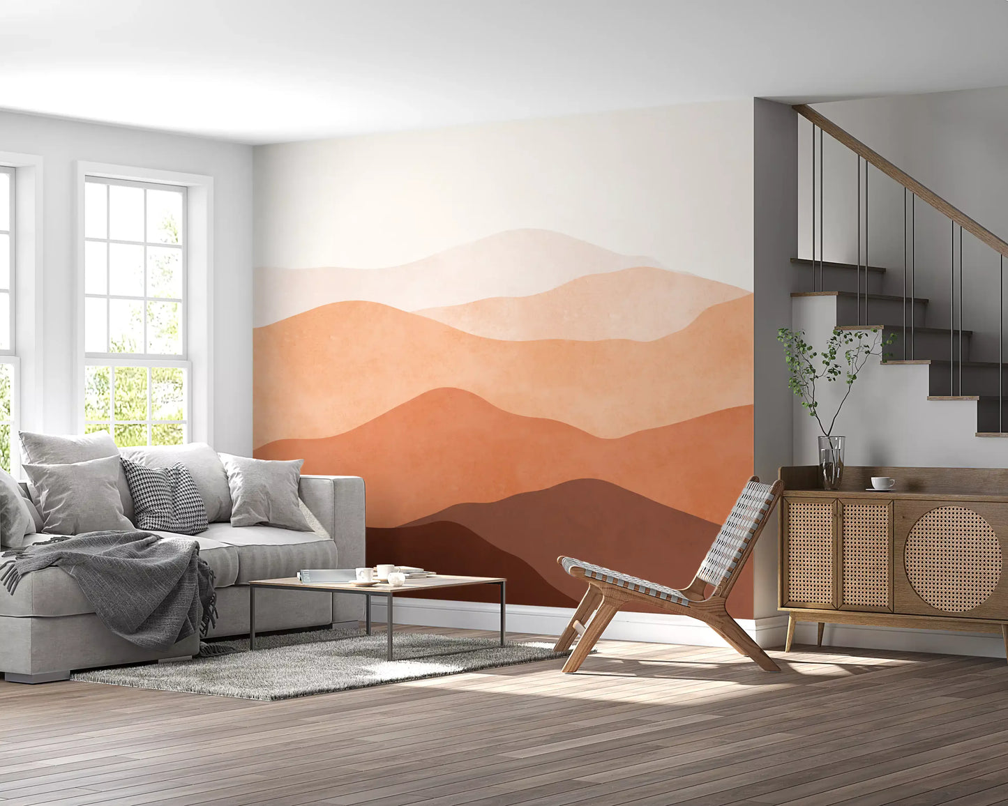 Abstract Desert Dunes Wall Mural