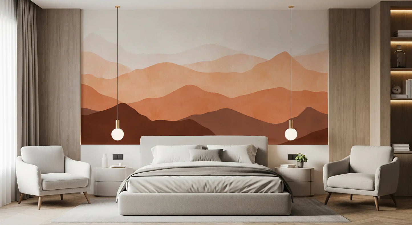 Abstract Desert Dunes Wall Mural