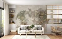 Abstract Ethereal Wash Wall Mural