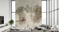 Abstract Ethereal Wash Wall Mural