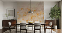 Abstract Earthy Textured Layers Wall Mural