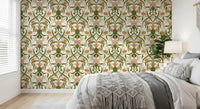 Art Nouveau Floral Interlace Wallpaper⁠