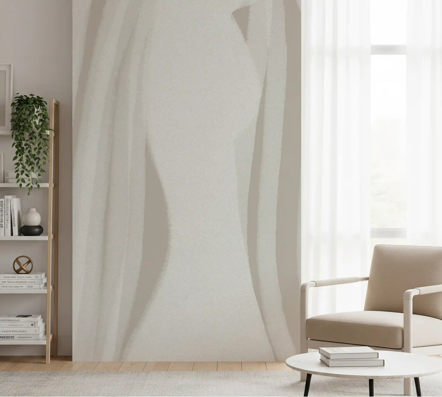Flowing Brushstroke Hues Wall Mural
