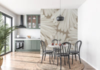 Minimalist Bloom Layers Wall Mural