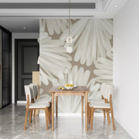 Minimalist Bloom Layers Wall Mural
