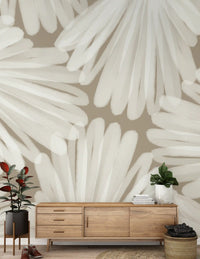 Minimalist Bloom Layers Wall Mural