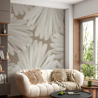 Minimalist Bloom Layers Wall Mural