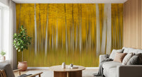 Golden Aspen Forest Motion Wall Mural