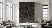 Ink-Wash Trailing Willow Study Wall Mural