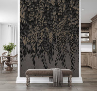 Ink-Wash Trailing Willow Study Wall Mural