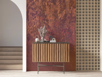 Rustic Berry Trail Botanical Art Wall Mural