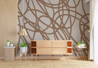 Abstract Swirl Pattern Wall Mural