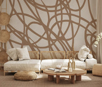 Abstract Swirl Pattern Wall Mural